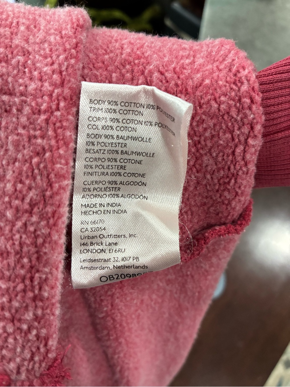 Free People Plush Raspberry Pullover - Picture 7 of 7
